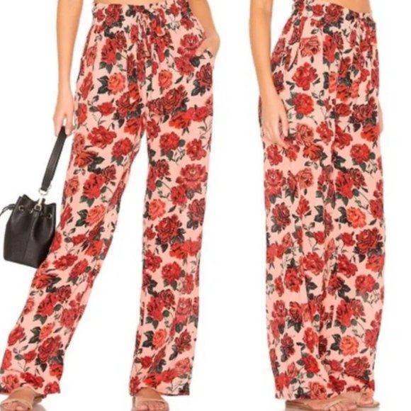 Beach Riot Pants & Jumpsuits Beach Riot Harlow Floral Cover Up
